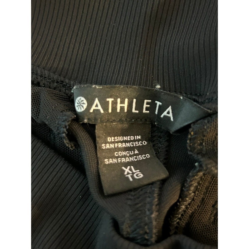 Athleta high rise jogger pants Black size XL (1290) - Picture 3 of 10